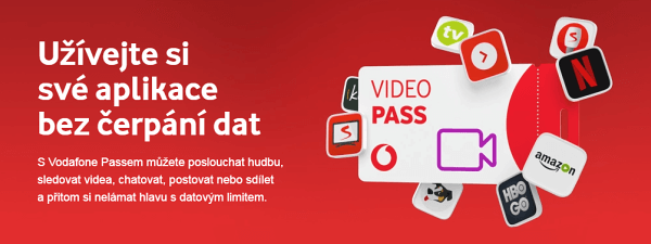 Sledujte internetovou TV s Vodafone Pass bez erpn mobilnch dat