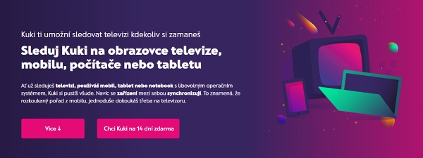 Internetov televize Kuki TV na prvnch 14 dn zdarma