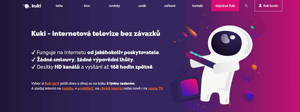 Recenze internetové televize Kuki TV